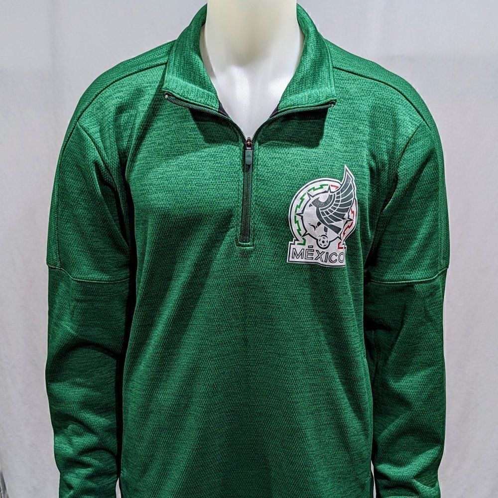 BNWT !! Reworked Mexico Adidas Half zip sweater‎